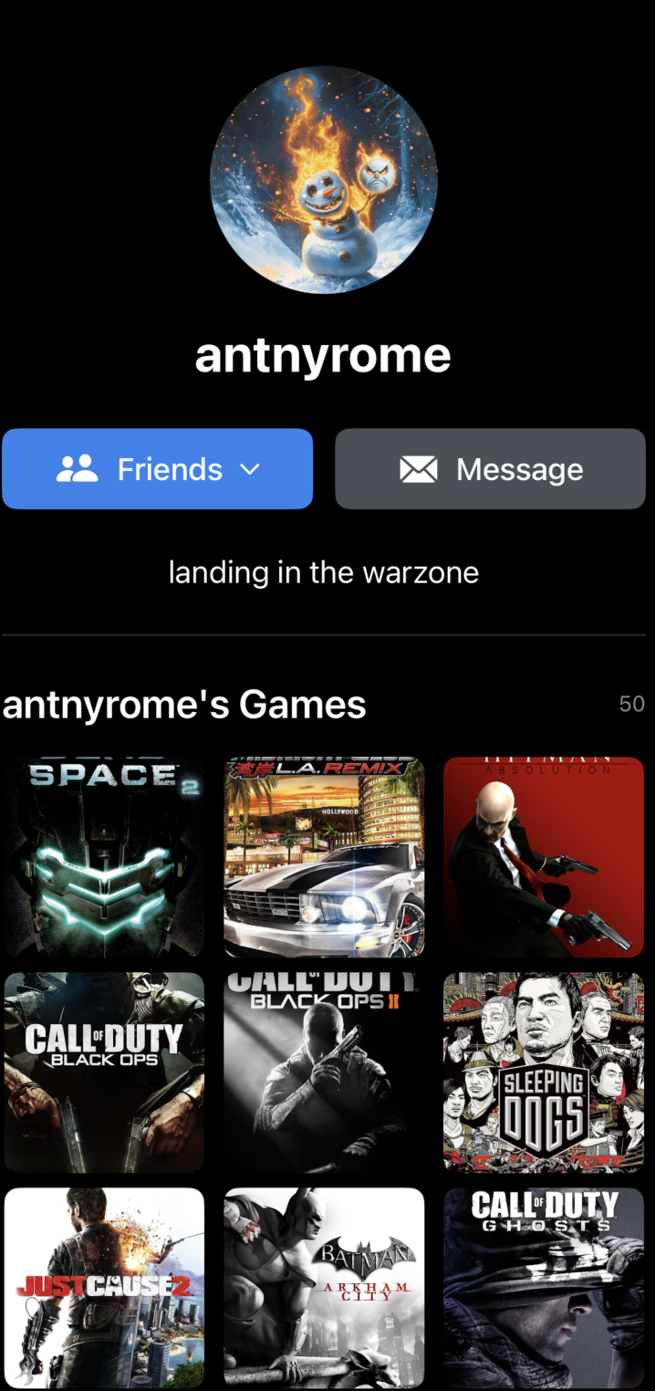 Gameplay Profile Screenshot